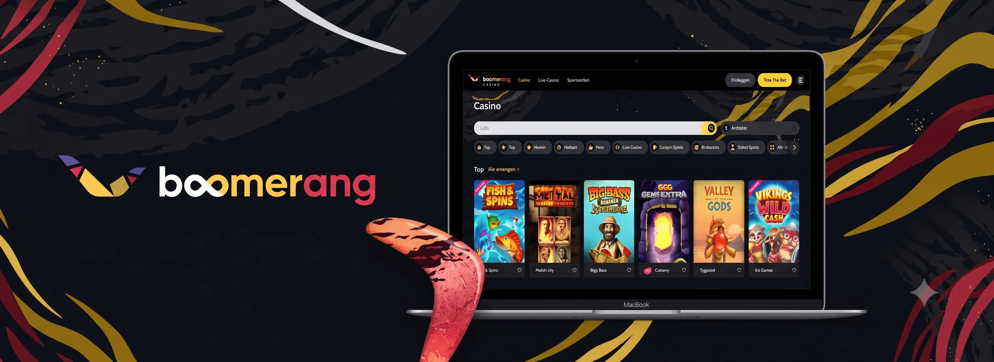 Boomerang Casino login